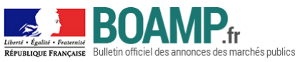 Logo du Boamp (Bulletin officiel des annonces des marchés publics)